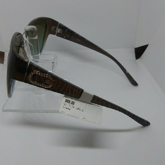 GUESS GU 7174 BRN-73 58-15-135 Women\'s Frame Lenses Designer Sunglasses NWT main image 4